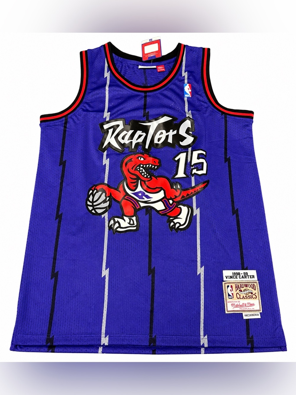 Mitchell & Ness Purple Toronto Raptors Vince Carter #15 Jersey